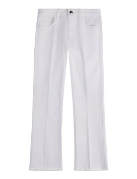 Fay Jeans Bootcut In Cotone Bianco
