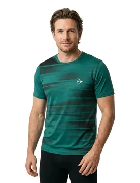 Game 2 Short Sleeve T-shirt Aventurine Green / Black XL - Dunlop - FashionsVida