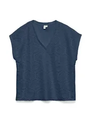 VMIRIS CROCHET V-NECK T-SHIRT JRS B femae