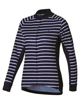 Maglia A Maniche Lunghe Omnium Striped Blue
