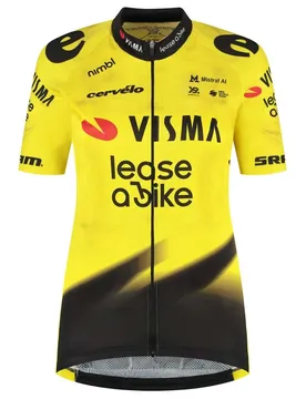 Maillot à Manches Courtes Team Visma Lease A Bike Replica 2026