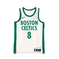 Canotta Basket Uomo Nba Swingman Jersey City Edition 2020 No 8 Kemba Walker Boscel White/clover