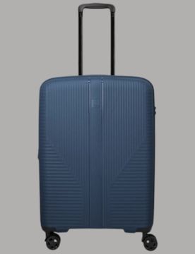 Trolley Air Stripe Espandibile Blu con Lucchetto TSA