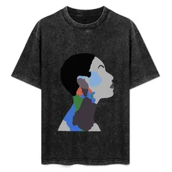 Dominique Fils-Aimé Outline T-Shirt Basic Simple Design Short Sleeve Shirt