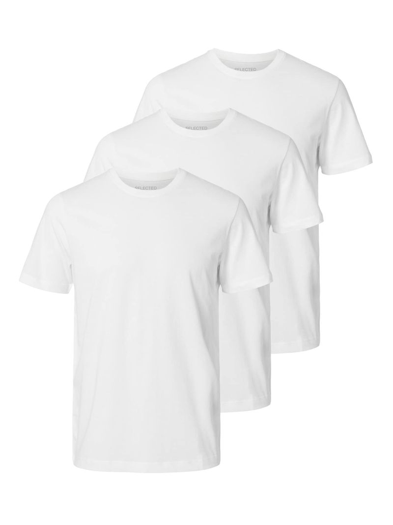 SELECTED Camiseta 'CORMAC' blanco