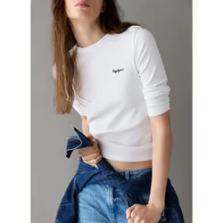 Maglietta A Maniche Lunghe Betina White L