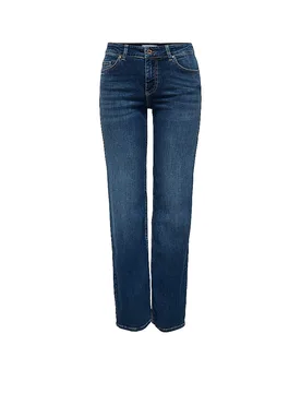 Jeans Straight Fit ONLBLUSH azul oscuro L/L32 - Only - FashionsVida