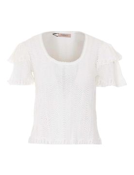 Twinset T-shirt lavorata a maglia