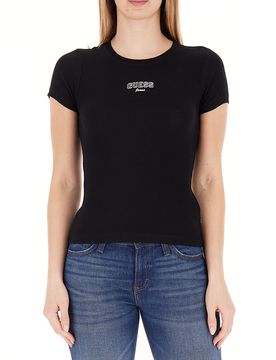 T-shirt a costine NERO L