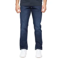 Chas Straight Fit Jeans Mens - Navy - Size 40w/30l