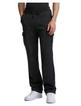 Pantaloni Sportivi Heavy Straight Leg Cargo Black S