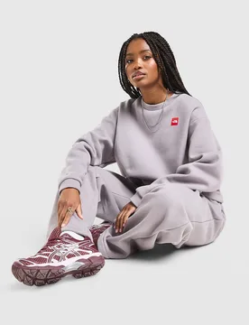 Red Box Crew Sweatshirt - Damen, Grau - female - Size: XS - The North Face - FashionsVida