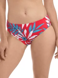 Womens Santos Beach Bikini Brief - Red Nylon - Size X-Small