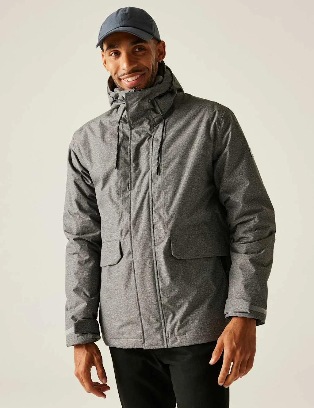 Sterlings Waterproof Insulated Jacket Grey Mix male - Regatta - FashionsVida