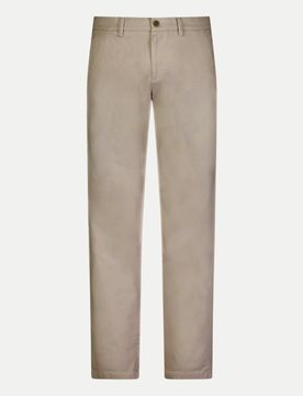 Freizeithose aus Baumwoll-Mix Beige 46