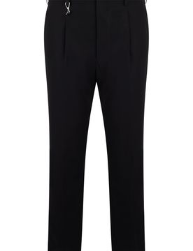 Classic-Cut Tailored Trousers - Regular Fit