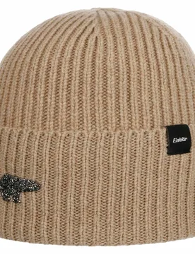Elene Crystal Cashmere Beanie Hat by - beige - Damen - Size: One Size - Eisbär - FashionsVida