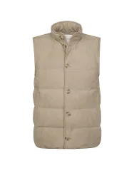 Chaleco acolchado beige 52