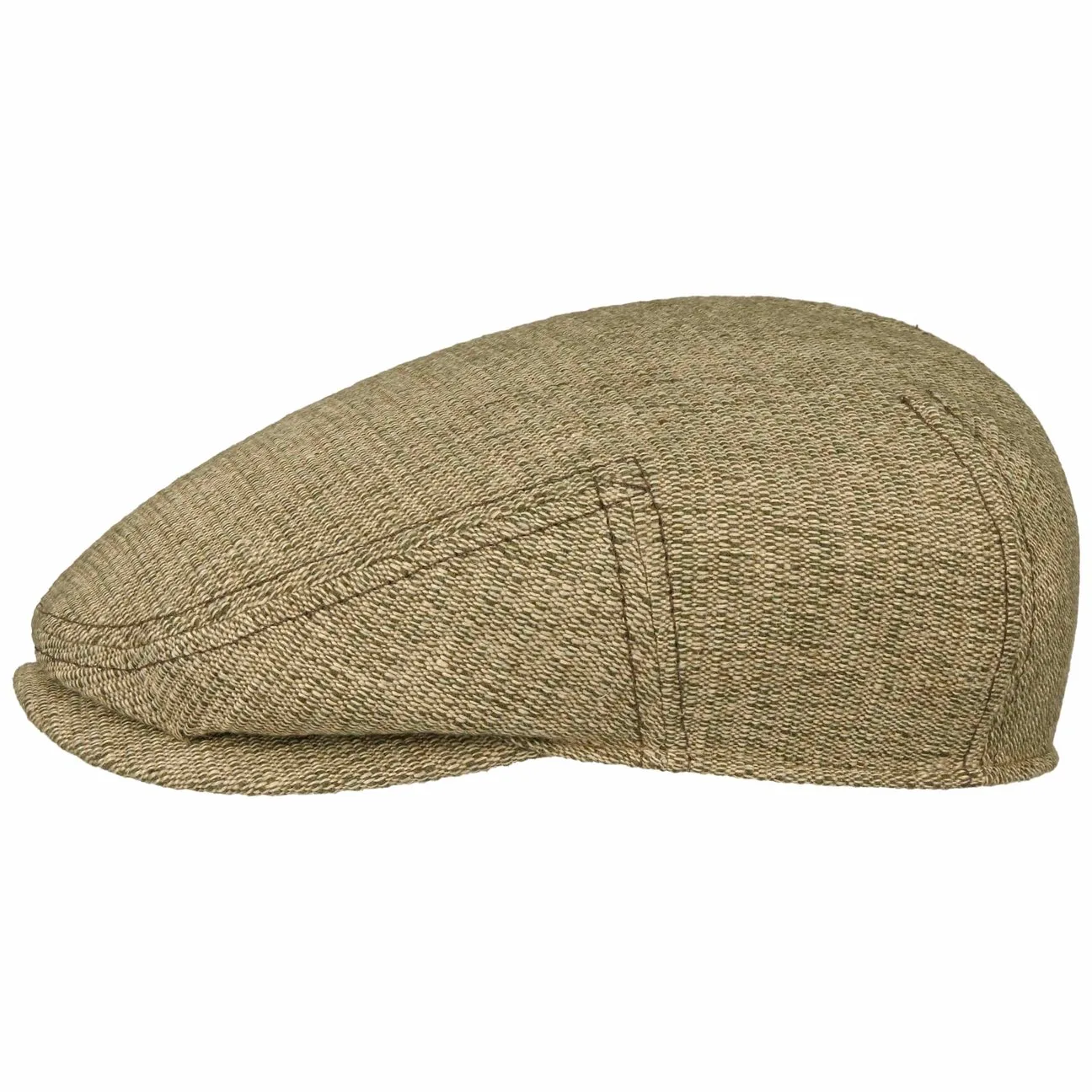 Kent Structure Flat Cap by - beige-green - Female - Size: 62 cm - Stetson - FashionsVida