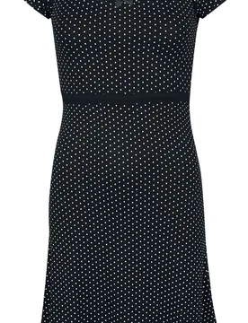 Rock Kurzes Kleid - Rockabilly-Kleid mit Punkten Rock Rebel - M bis XL - für Damen - Größe M - schwarz - Frauen - female - Rock Rebel by EMP - FashionsVida