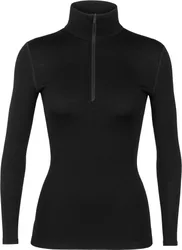 Merinowolle – Erste Schichten – Frau W Merino 260 Tech LS Half Zip W Merino 260 Oasis LS Half Zip Black für Damen aus Wolle