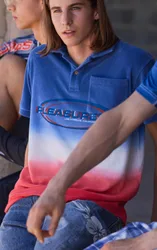 Pleasures X Stwd Ombré Polo Shirt (Size: )