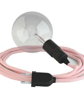 Cables Suspension Luminaire Rm16 5 M Pink / Black One Size - Creative - FashionsVida