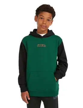 Felpa Con Cappuccio Fwc Play Emerald Envy Colour Block 9-10 Anni