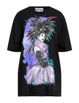 T-shirts Damen Schwarz S,XXS Damen - Moschino - FashionsVida