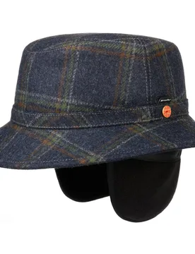 Stuart Blue Sympatex Hat with Ear Flaps by - navy - Female - Size: 60 cm - Mayser - FashionsVida
