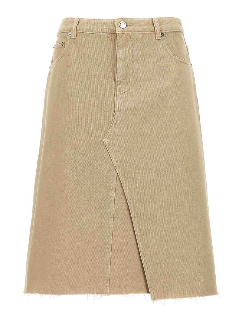 Tory Burch Gonna midi decostruita