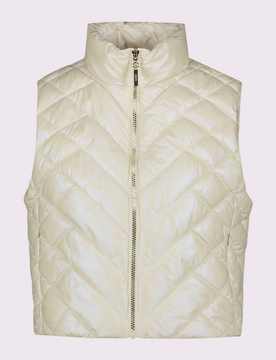 GAUDI gilet trapuntato donna tofu