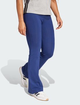 Leggings Essentials Small Logo Flared S Dark Blue / White