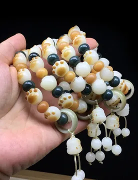Natural Bodhi Root , Cat Paw Design Bracelet, Sweet and Cute Style, Popular on Little Red Book - Aliexpress - FashionsVida