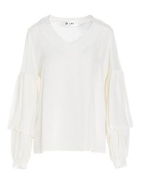 Camicia di seta a maniche a maniche