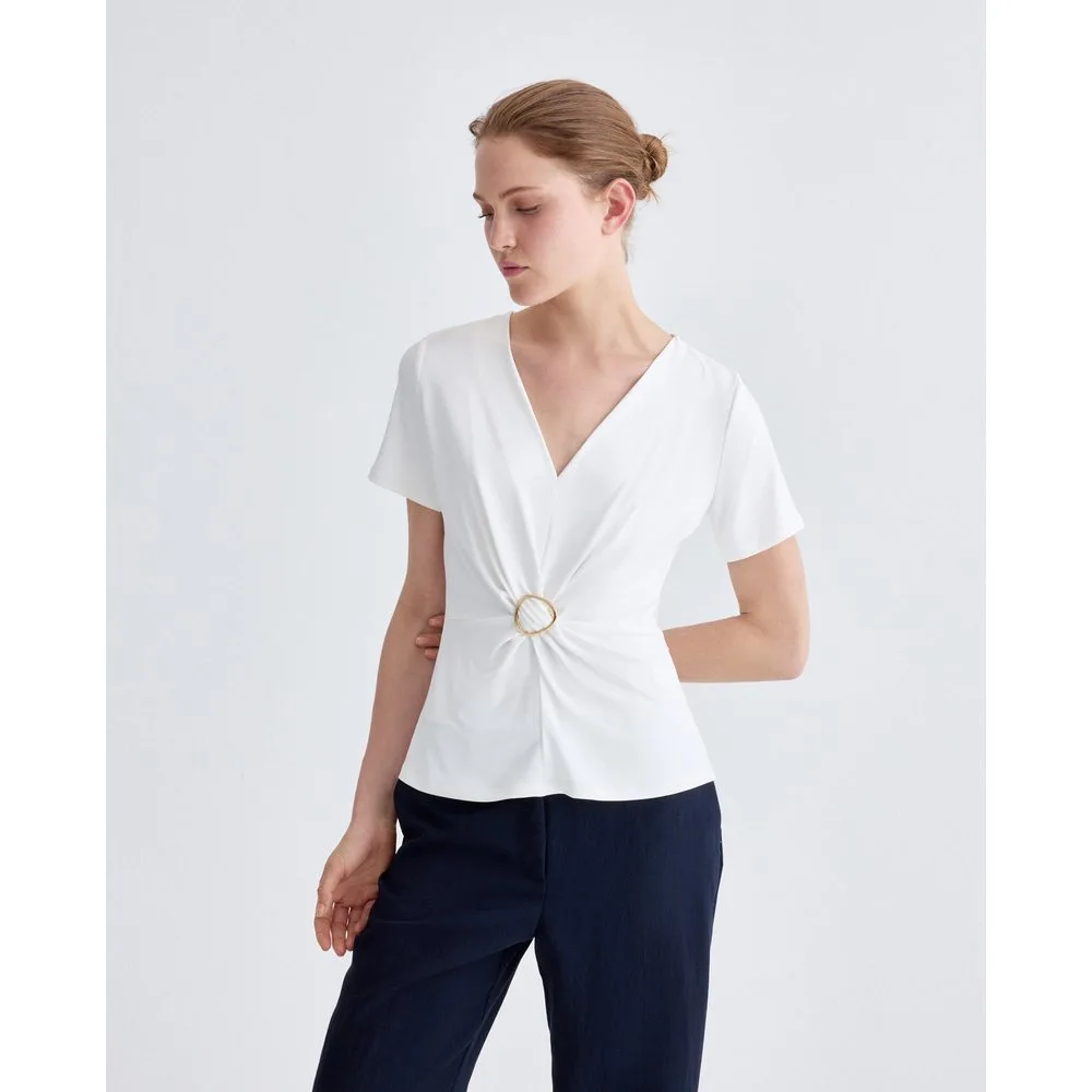 Camiseta de mujer lisa manga corta - Zermatt - FashionsVida