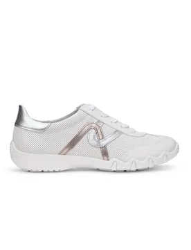 Marianne Women's Wide Fit Leather Trainer - - Size: 4.5 - Hotter - FashionsVida