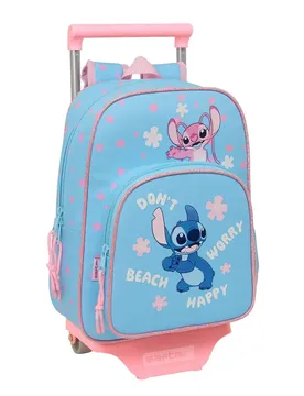Zaino Con Ruote Stitch Happy Multicolor One Size