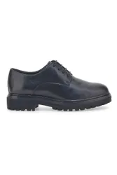 Scarpe Stringate 17633 Nere Vera Pelle 39