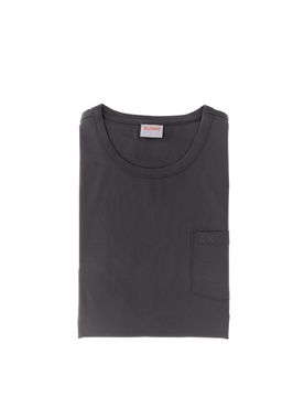 T-shirt con taschino GRIGIO SCURO XXL