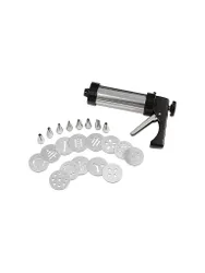 Gebäckpresse 23tlg Edelstahl silber baby