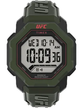 Ufc Knockout Mens Green Watch Tw2v88300 - One Size - Timex - FashionsVida