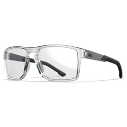 Apex Glasses Frame Gloss Crystal Clear One Size Men,Women