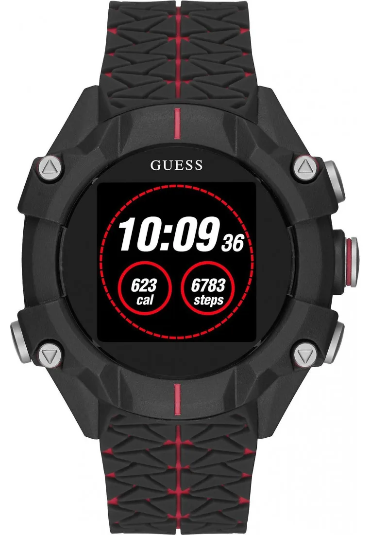C3001g1 Mens Smartwatch - Black - One Size - Guess - FashionsVida