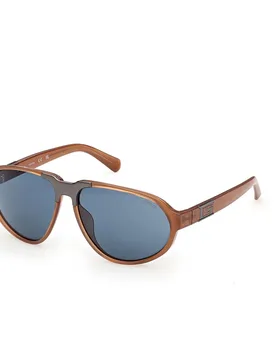 Lunettes De Soleil Gu00303 Shiny Dark Orange Blue/CAT3 - Guess - FashionsVida