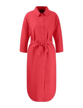 DRESS 3/4 SLEEVE LINEN MIX female