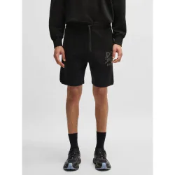 HUGO Mens Black Deswick Red Bull Sport Short - Male - Black - Large