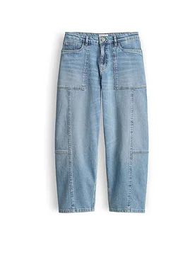 Pantalon Barrel Leg LOLAH LIVELY bleu 44/L28 - Opus - FashionsVida