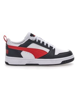 Sneakers Bianche Con Stringa Rossa Laterale Rebound V6 LO JR 38