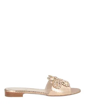Sandale Damen Gold 35,36,36.5,37,37.5,38 Damen - Rene' Caovilla - FashionsVida